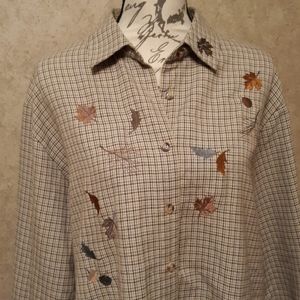 Teddi Woman's beautiful size XL fall top.